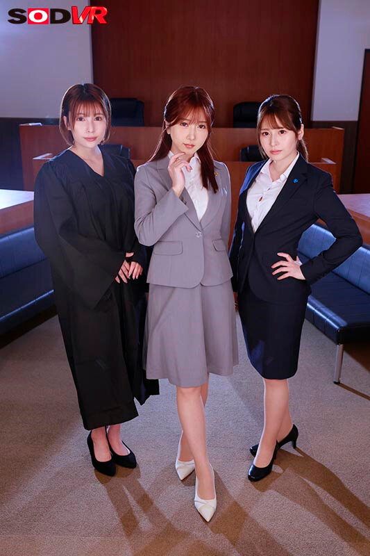 射精裁判 ―痴女三曹に物的証拠として男性器及び中出しを要求される裁判― 020